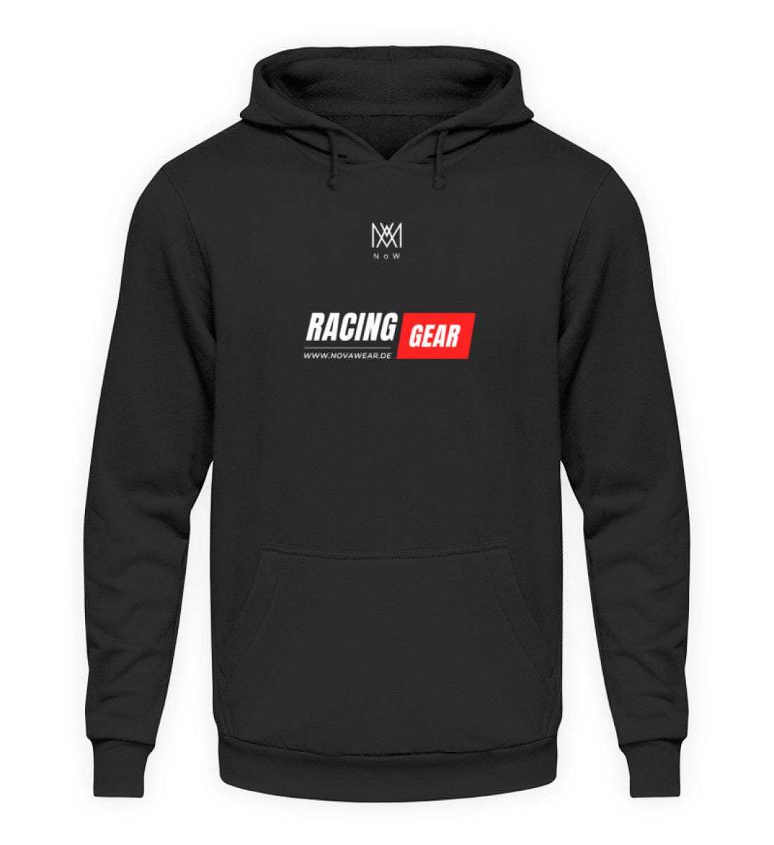 Qualifying Gear Racing Gear - Unisex Kapuzenpullover Hoodie Unisex Hoodie Shirtee Tief Schwarz XS