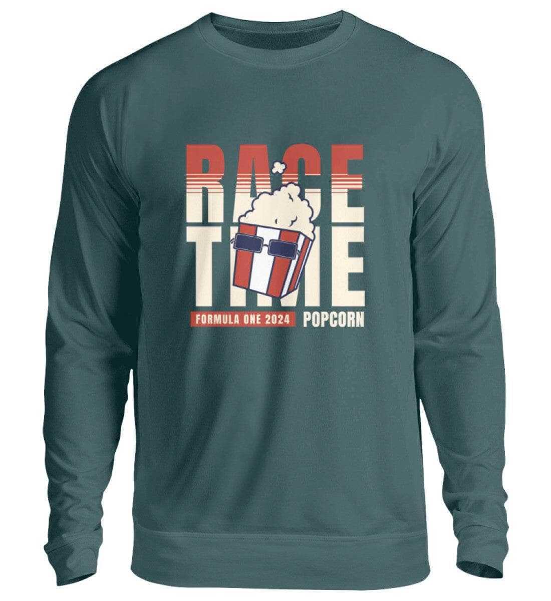 Race Time - Unisex Pullover Sweatshirt Novawear Airforce Blue XS