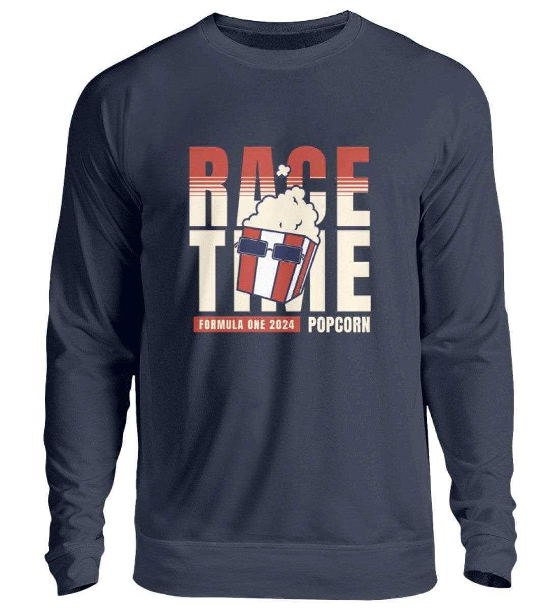 Race Time - Unisex Pullover Sweatshirt Novawear Oxford Navy S