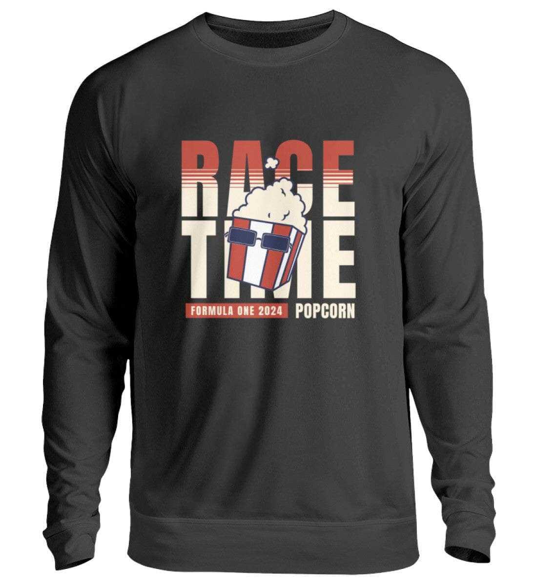 Race Time - Unisex Pullover Sweatshirt Novawear Tief Schwarz XS