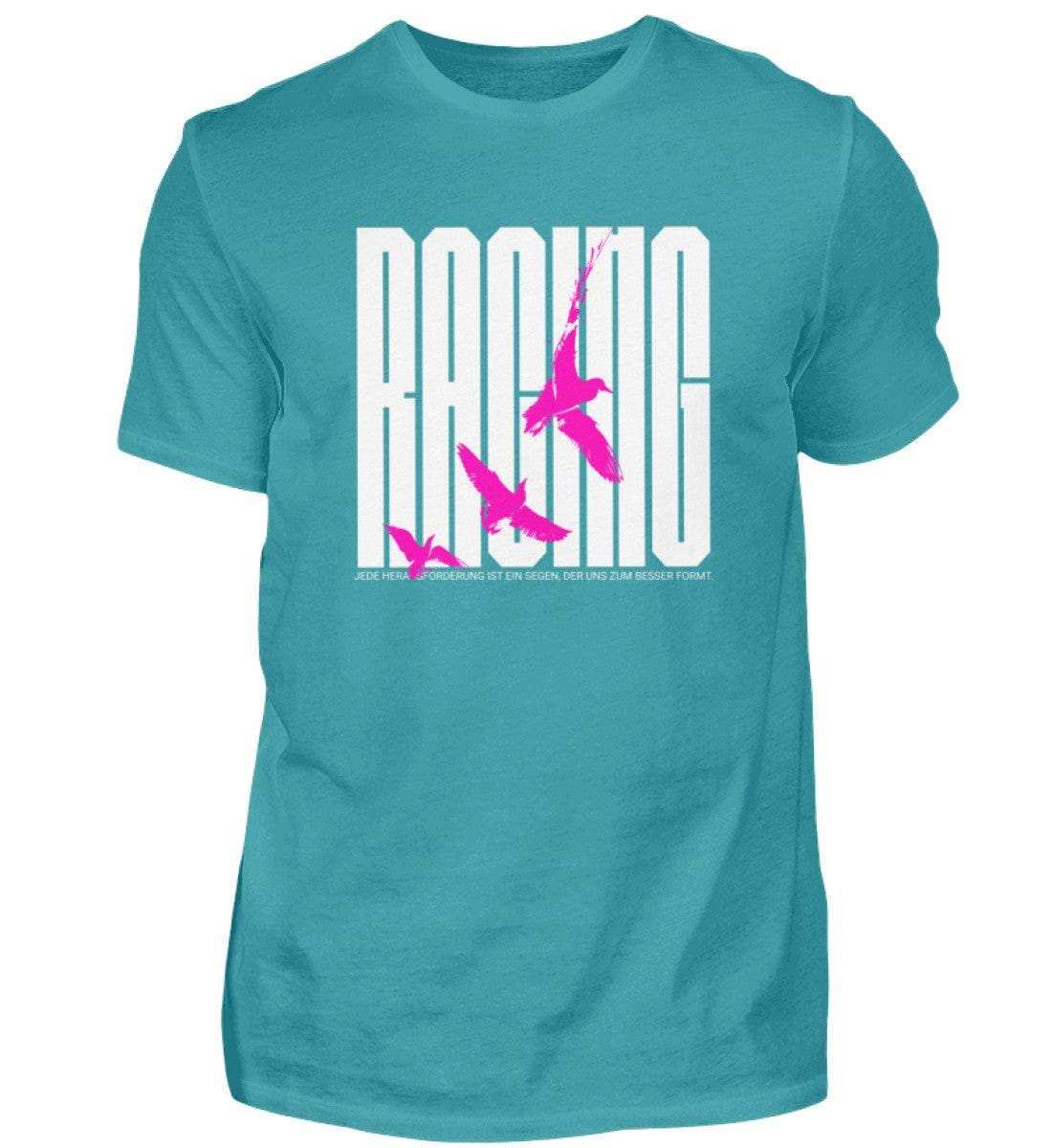 Racing Fly - Unisex Shirt T-Shirt Novawear Poolblau XS