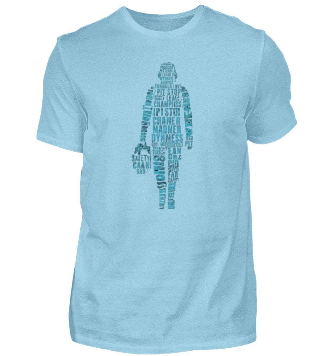 Racing in Typo - Unisex Shirt T-Shirt Novawear Himmelblau XS