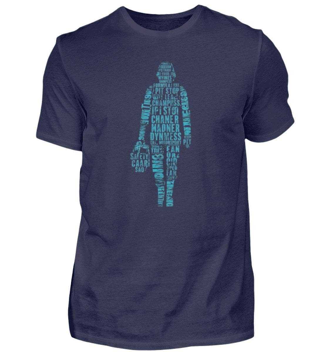 Racing in Typo - Unisex Shirt T-Shirt Novawear Navy XS