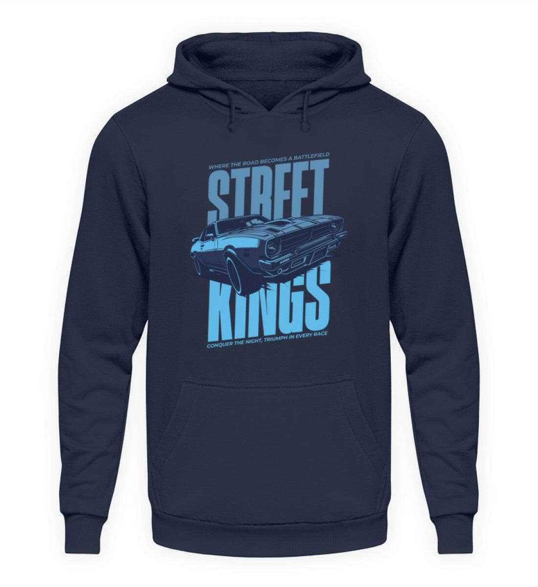 Street King - Unisex Hoodie Unisex Hoodie Novawear Oxford Navy XS