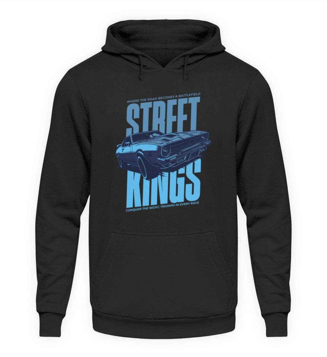 Street King - Unisex Hoodie Unisex Hoodie Novawear Tief Schwarz XS