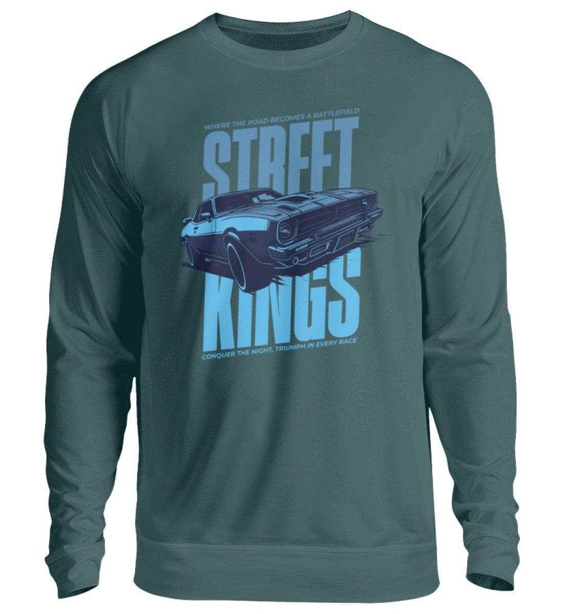 Street King - Unisex Pullover Sweatshirt Novawear Airforce Blue XS