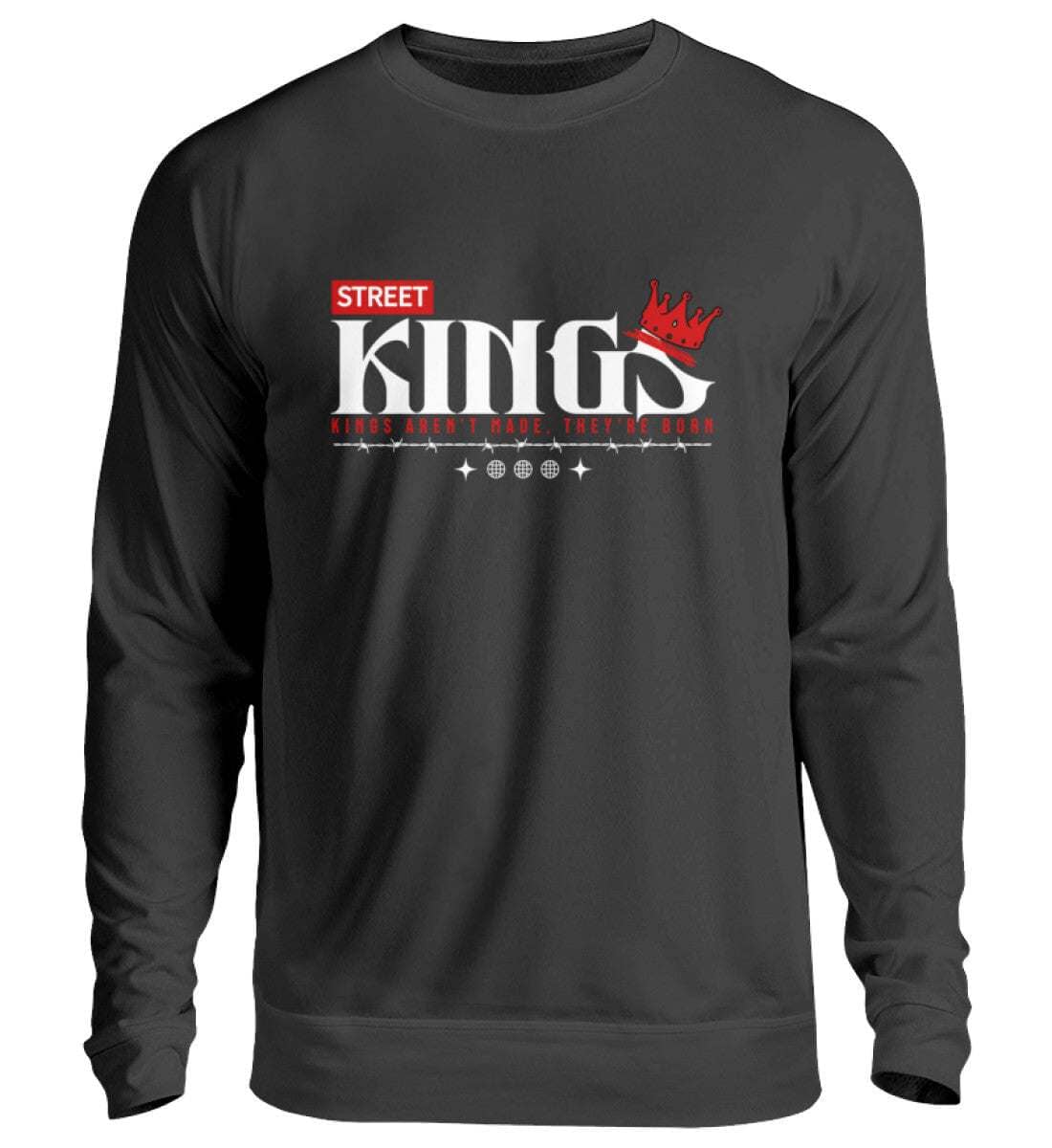 Street Kings - Unisex Pullover Sweatshirt Novawear Tief Schwarz XS