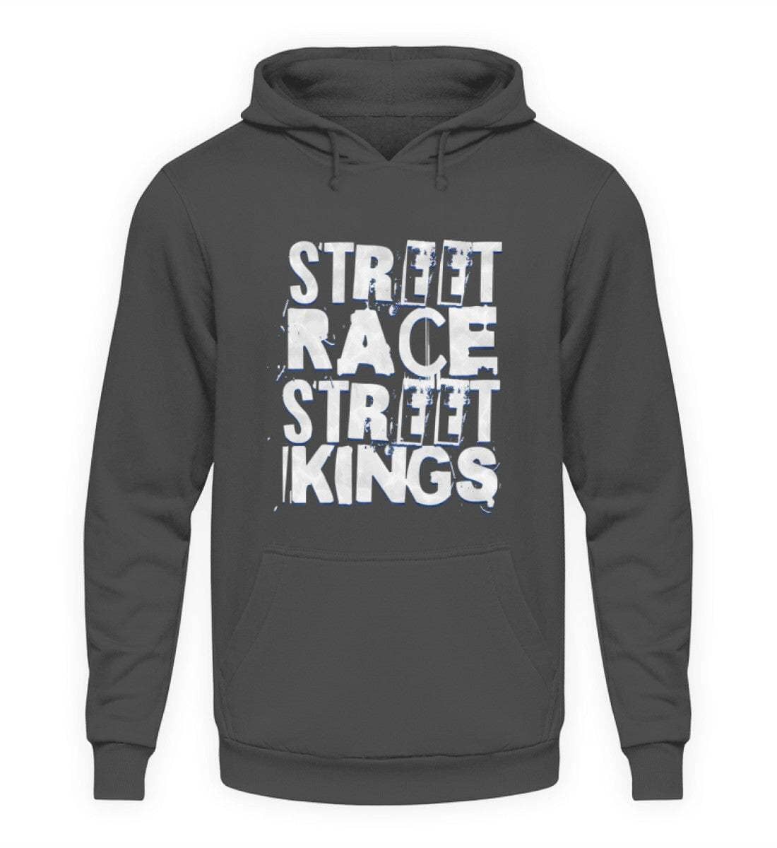 Street Race Street Kings - Unisex Hoodie Unisex Hoodie Novawear Steel Grey (Solid) XS