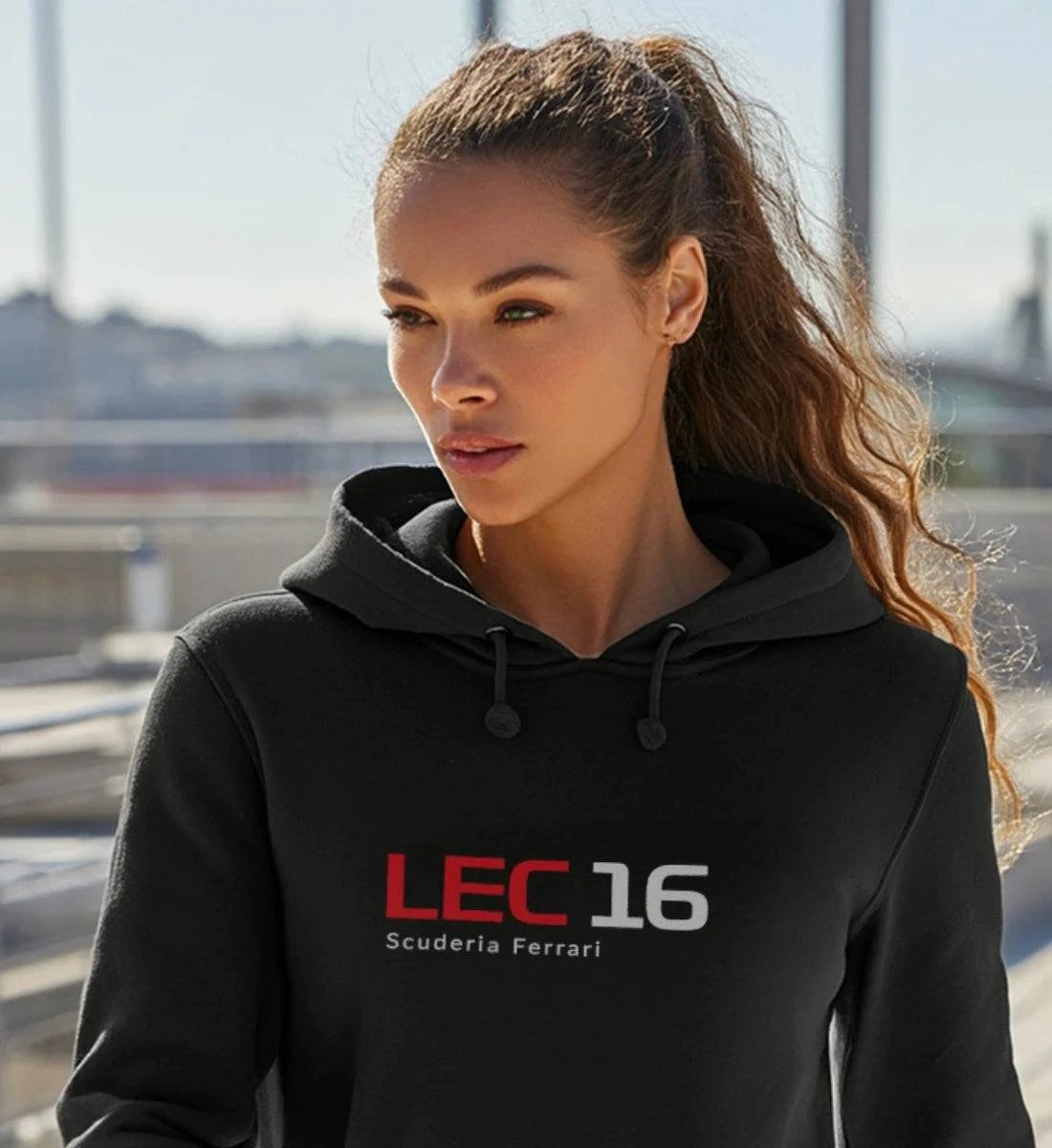 Image of F1 Racing Charles Leclerc 16 - Sweat à capuche unisexe