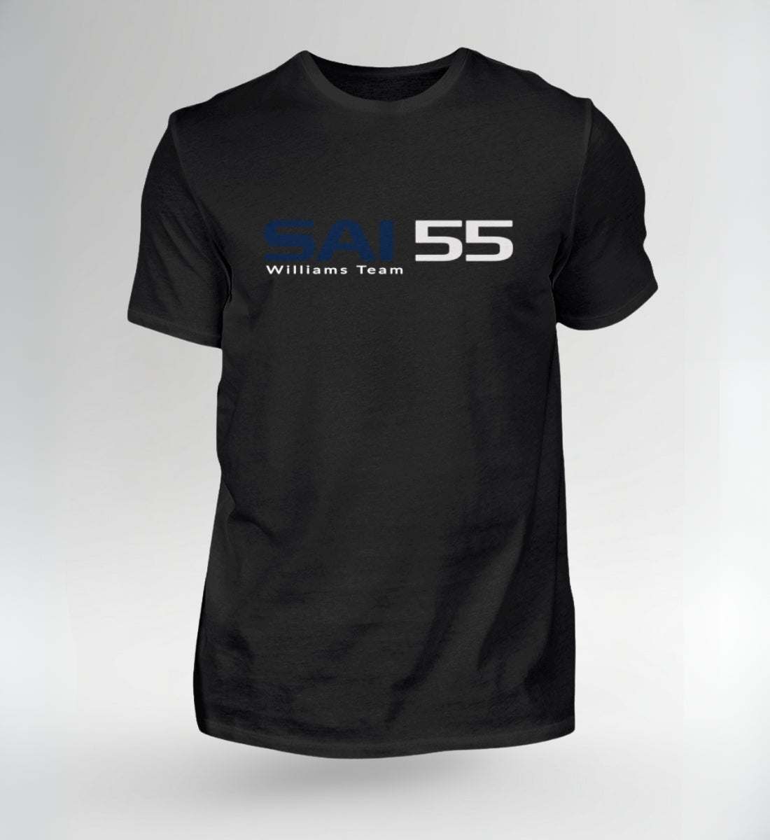 Image of NOVAWEAR SAI 55 Motorsport Shirt black cotton streetwear with minimalist racing design