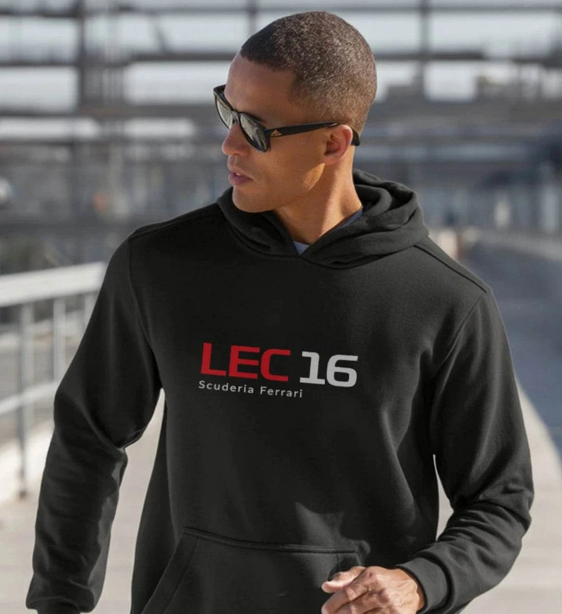 Image of F1 Racing Charles Leclerc 16 - Sweat à capuche unisexe