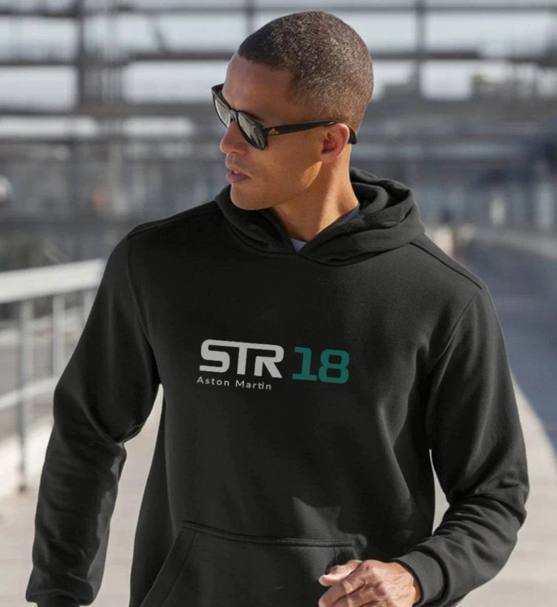 Image of F1 Racing Lance Stroll 18 - Sweat à capuche unisexe