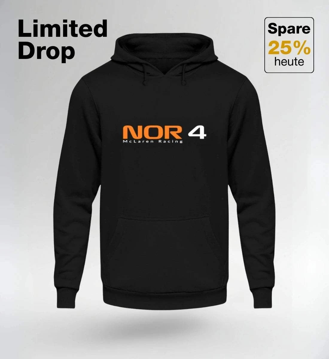 Image of F1 Racing Lando Norris 4 - Sweat à capuche unisexe