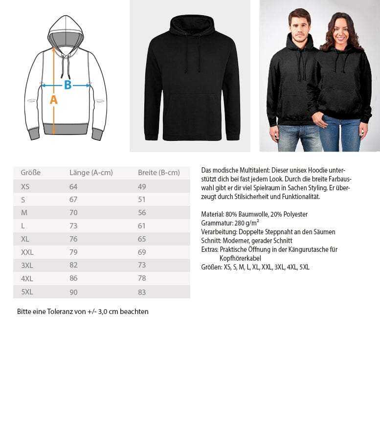 Image of STR 18 - Unisex Hoodie Kapuzenpullover Novawear