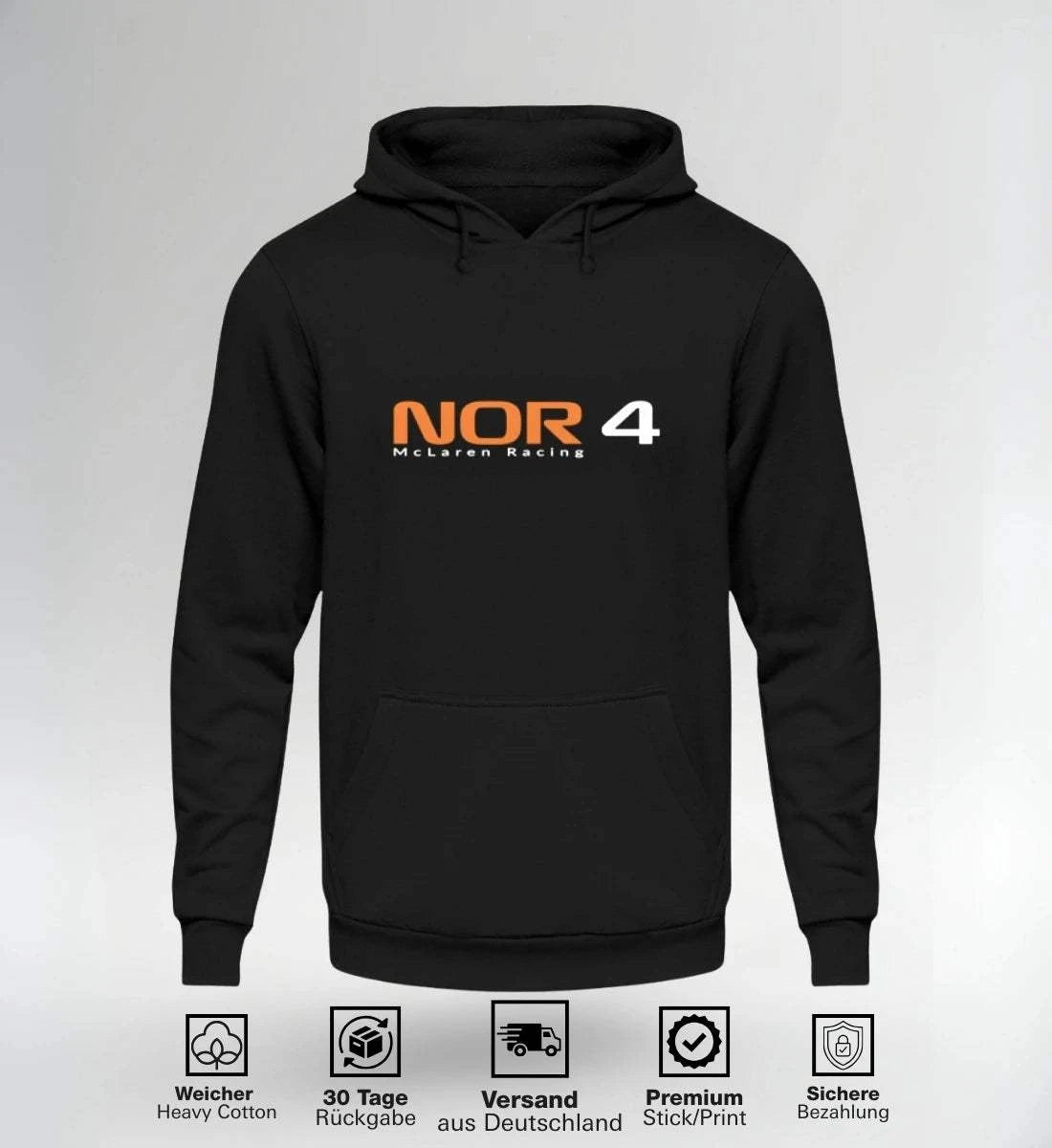 Image of F1 Racing Lando Norris 4 - Sweat à capuche unisexe