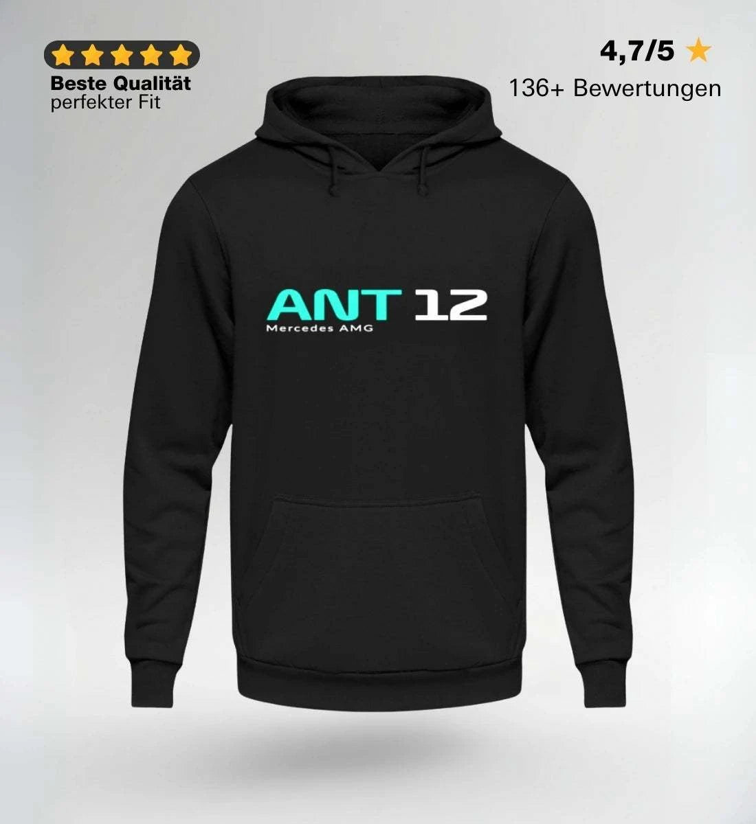 Image of NOVAWEAR ANT 12 Motorsport Hoodie – Limited Edition Streetwear