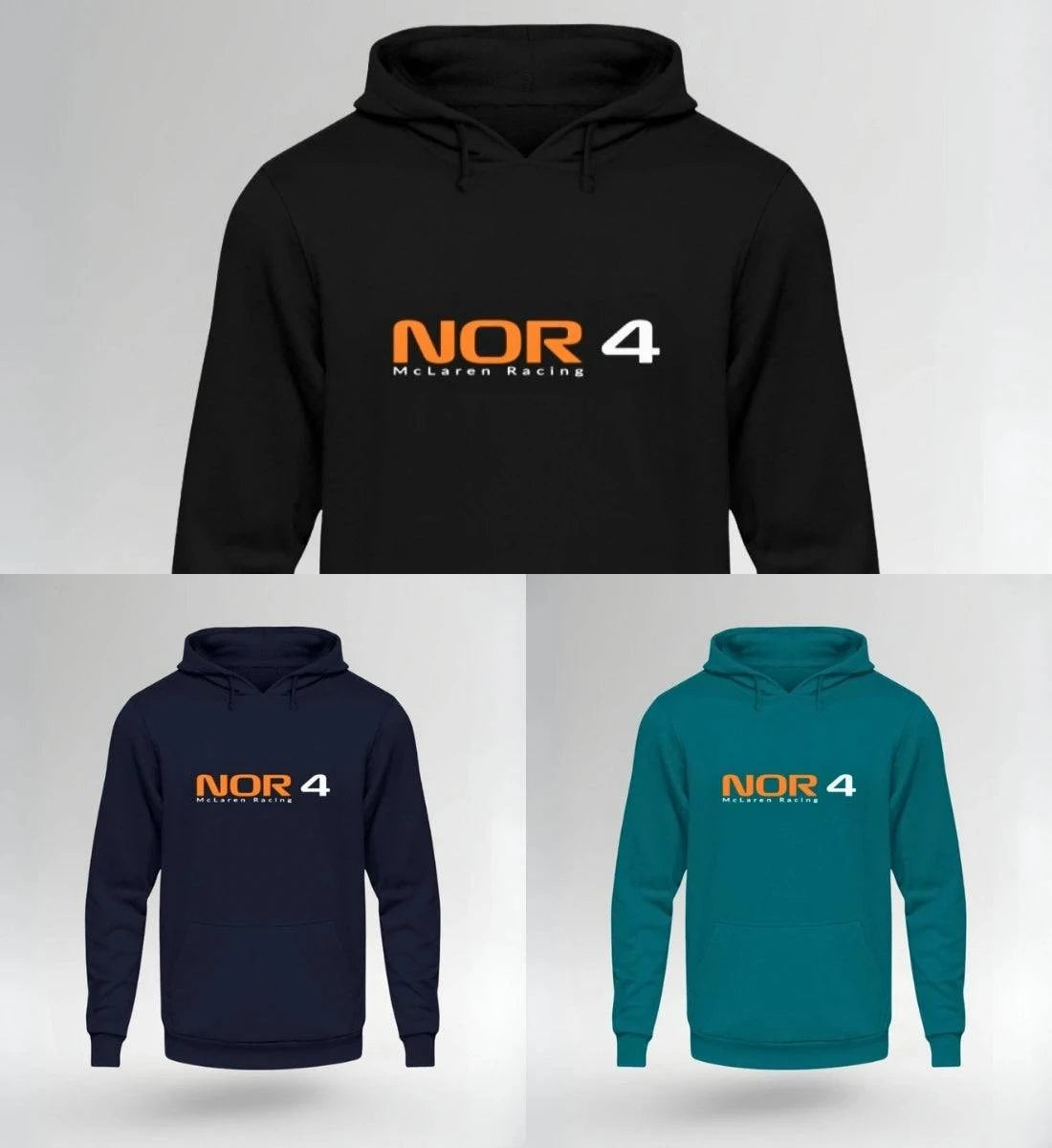 Image of F1 Racing Lando Norris 4 - Sweat à capuche unisexe