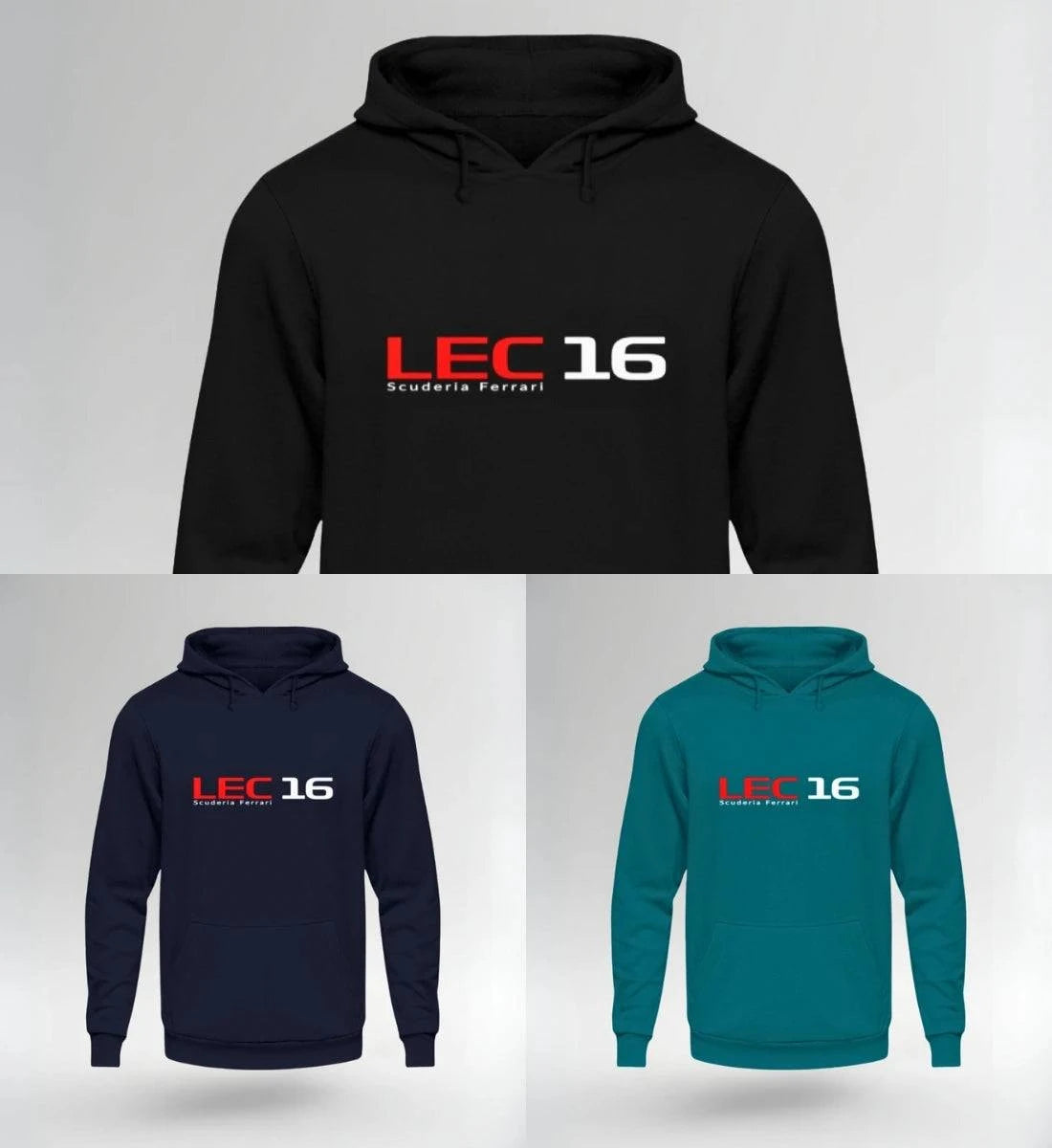 Image of F1 Racing Charles Leclerc 16 - Sweat à capuche unisexe