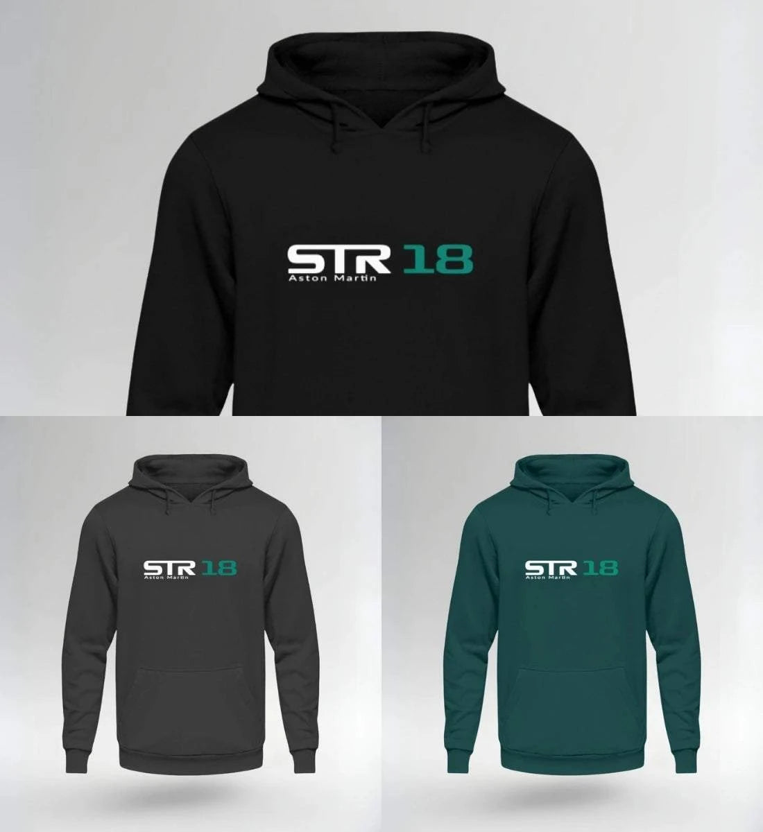 Image of F1 Racing Lance Stroll 18 - Sweat à capuche unisexe