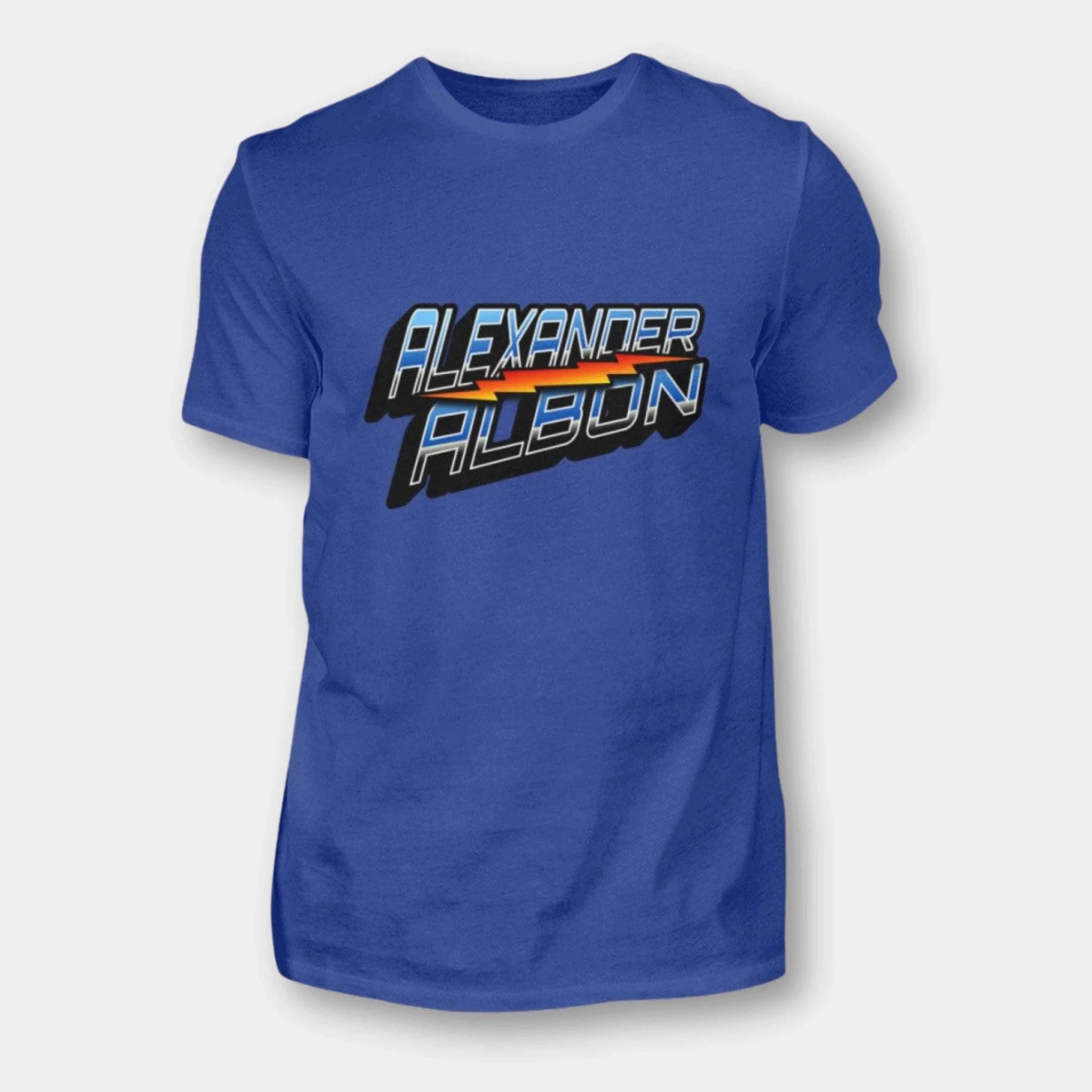 Alexander Albon - Herren Shirt Herren Basic T-Shirt Novawear Royal Blue XS 
