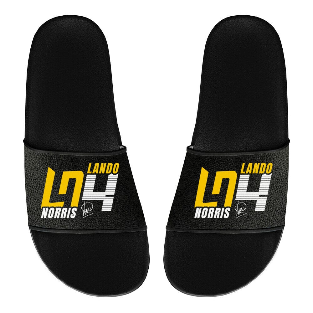 Badelatschen Lando Norris Slippers MarketPrint 36 Schwarz 