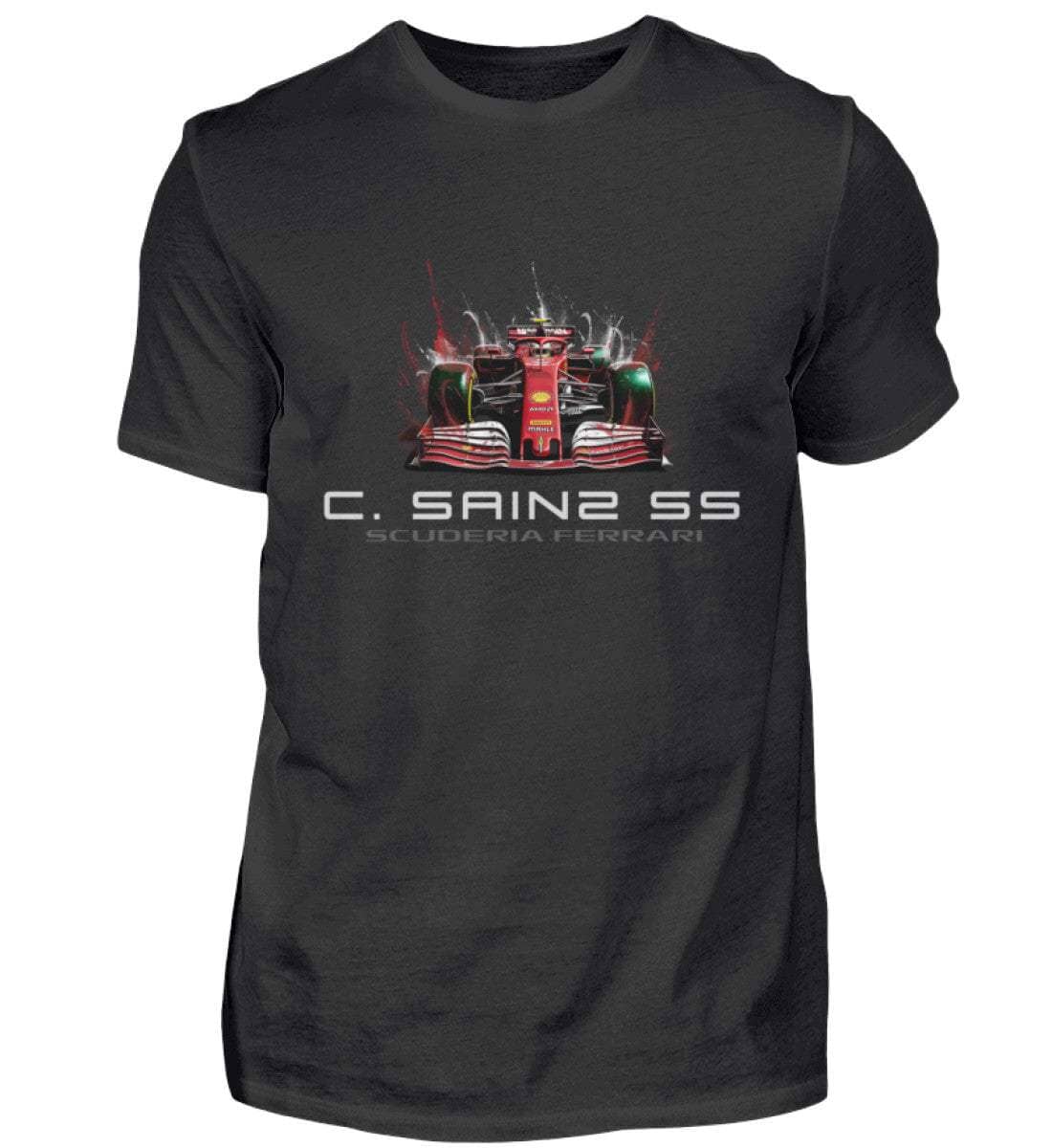 Carlos Sainz Scuderia Ferrari - Unisex Shirt T-Shirt Novawear Schwarz XS 