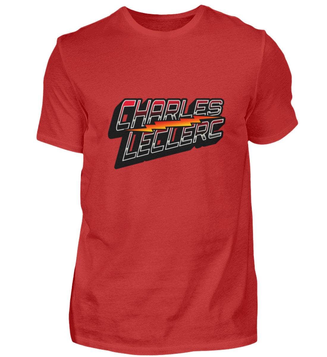 Charles Leclerc - Herren Shirt Herren Basic T-Shirt Novawear Red XS 