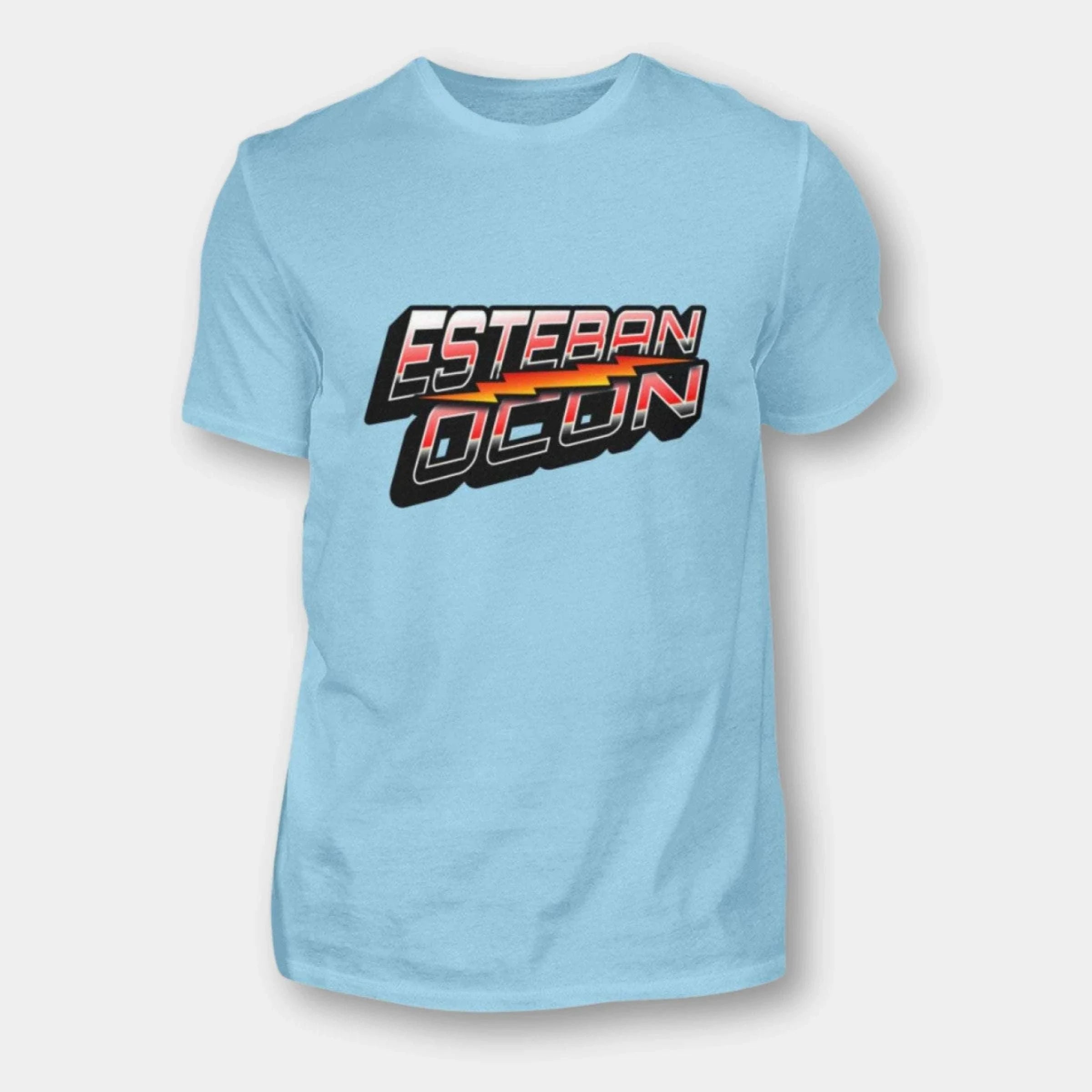 Esteban Ocon - Herren Shirt Herren Basic T-Shirt Novawear Sky Blue XS 