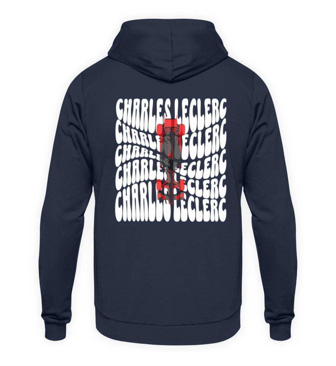 F1 Charles Leclerc Red Car | Limited Edition - Unisex Hoodie Hoodie Novawear Oxford Navy XS 