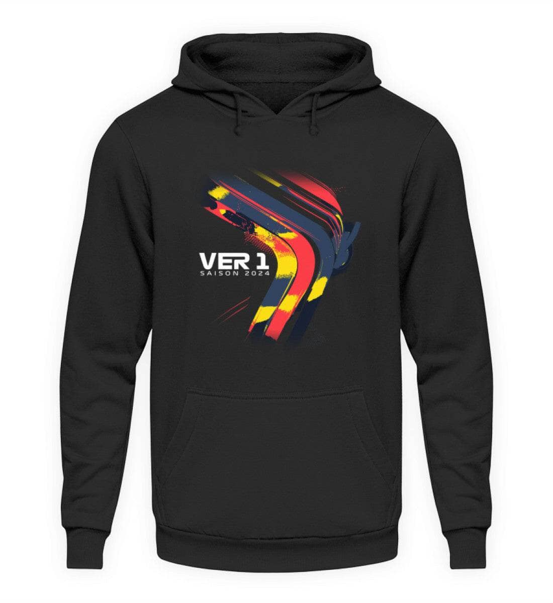 F1 Max Verstappen Saison 2024 Limited Edition - Unisex Hoodie Hoodie Novawear Tief Schwarz XS 