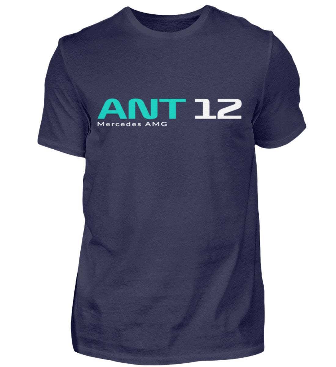 F1 Racing Andrea Kimi Antonelli 12 - Herren Shirt Herren Basic T-Shirt Shirtee Navy XS 