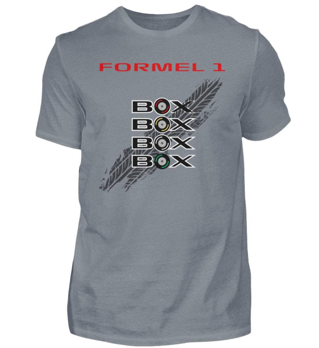 F1 Racing Box - Unisex T-Shirt T-Shirt Novawear Pacific Grey S 