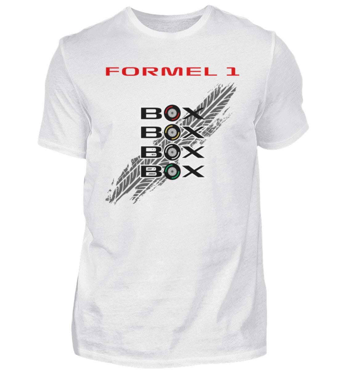 F1 Racing Box - Unisex T-Shirt T-Shirt Novawear White S 