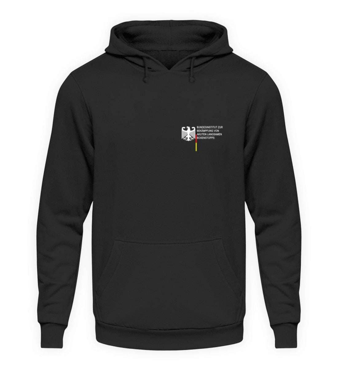 F1 Racing Bundesinstitut - Unisex Hoodie Hoodie Novawear Tief Schwarz XS 