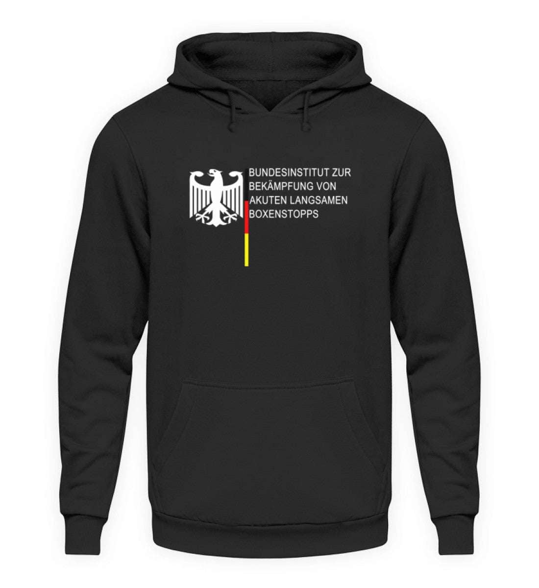 F1 Racing Bundesinstitut - Unisex Hoodie Hoodie Novawear Tief Schwarz XS 