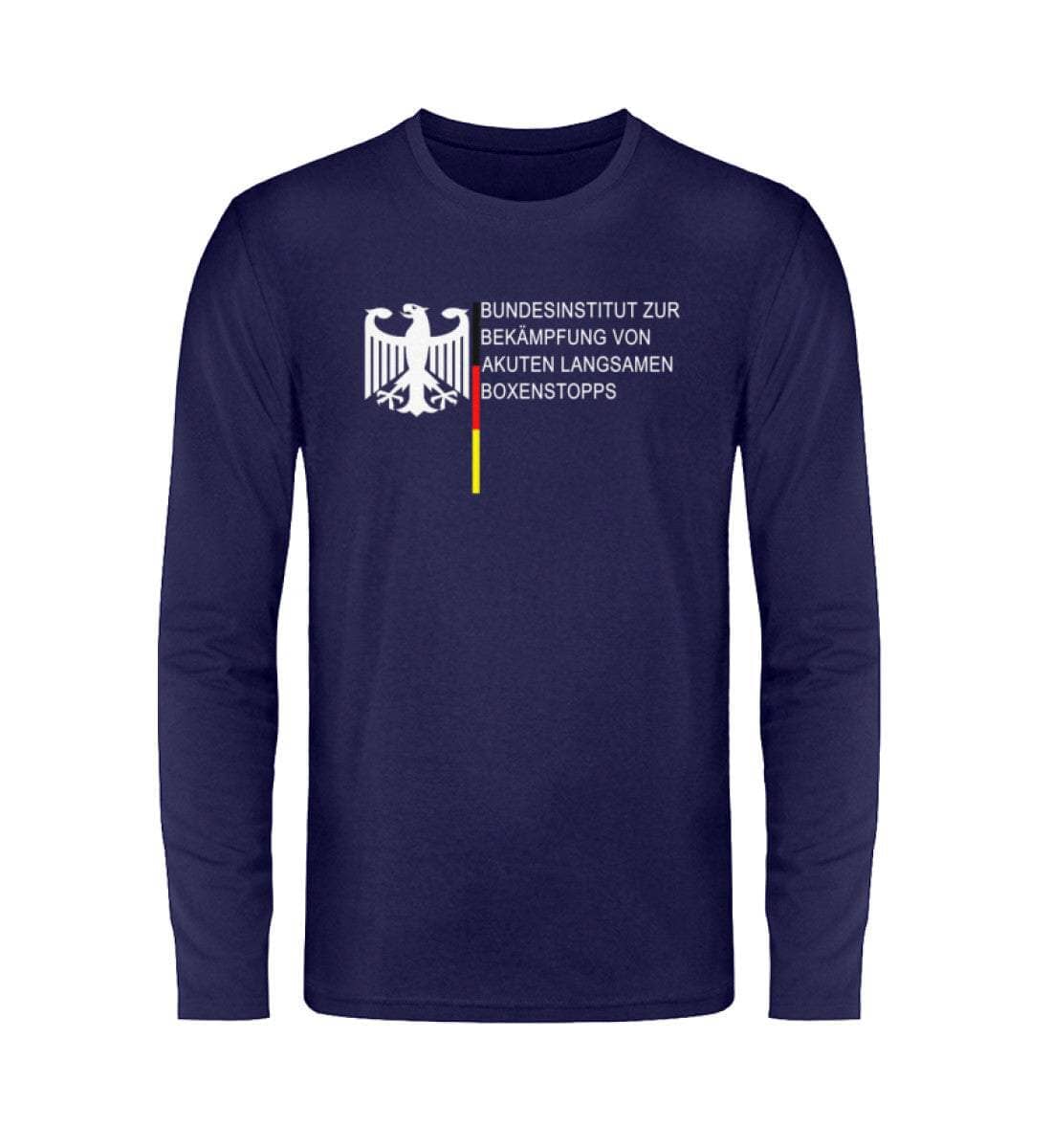 F1 RACING BUNDESINSTITUT - Unisex Langarmshirt Unisex Langarmshirt Novawear Navy S 