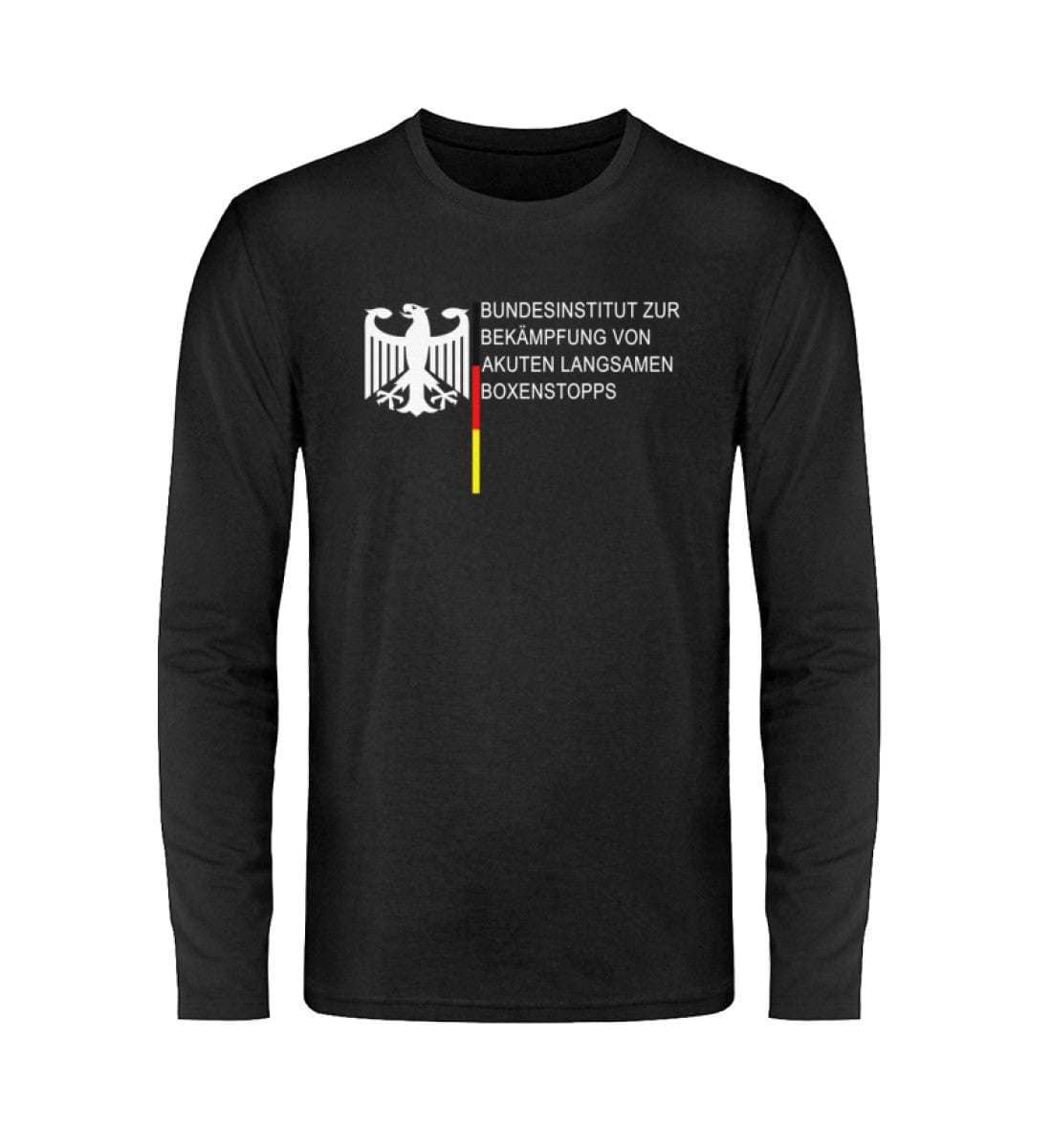 F1 RACING BUNDESINSTITUT - Unisex Langarmshirt Unisex Langarmshirt Novawear Schwarz S 