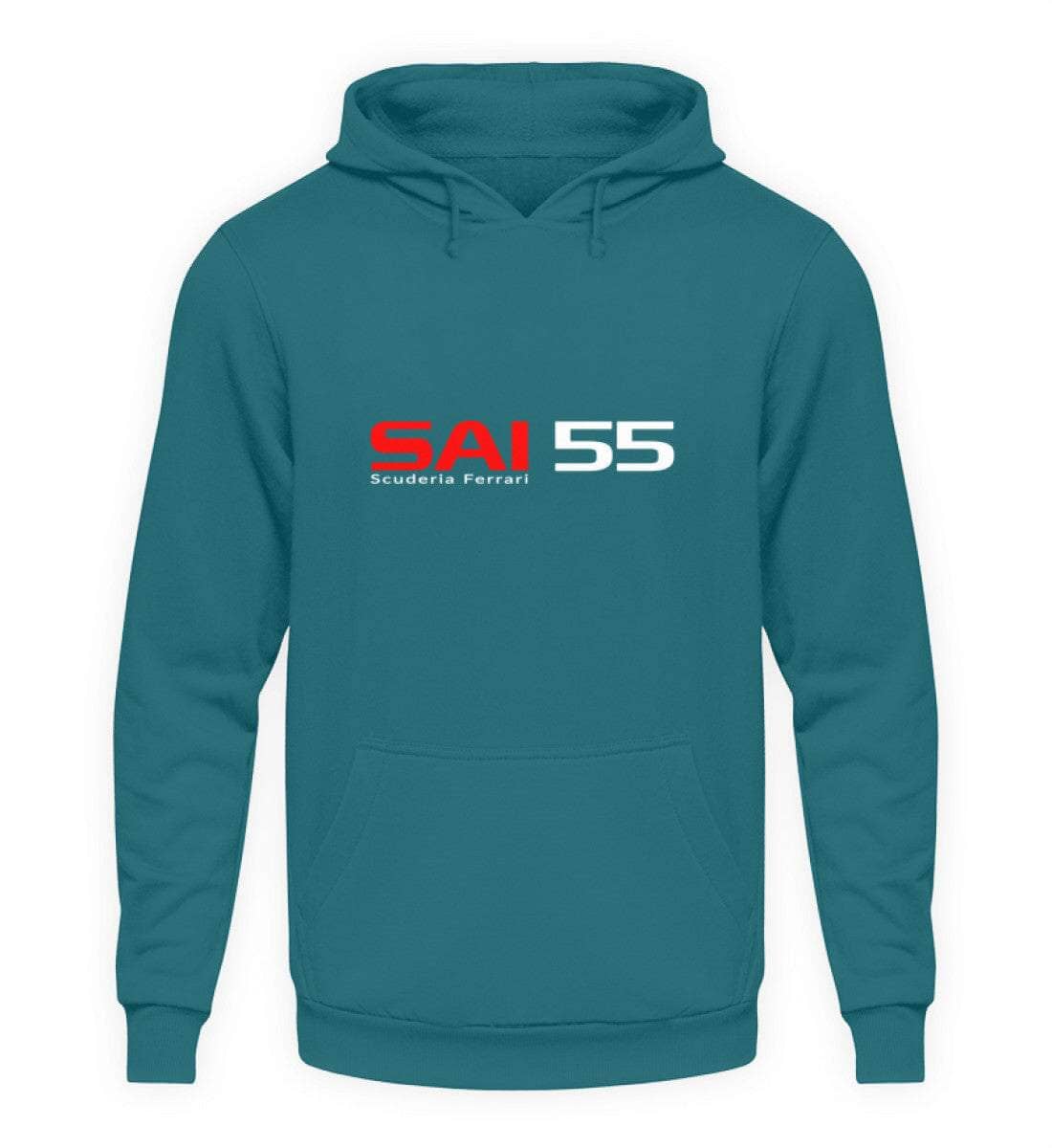 F1 Racing Carlos Sainz 55 - Unisex Hoodie Hoodie Novawear Airforce Blue XS 