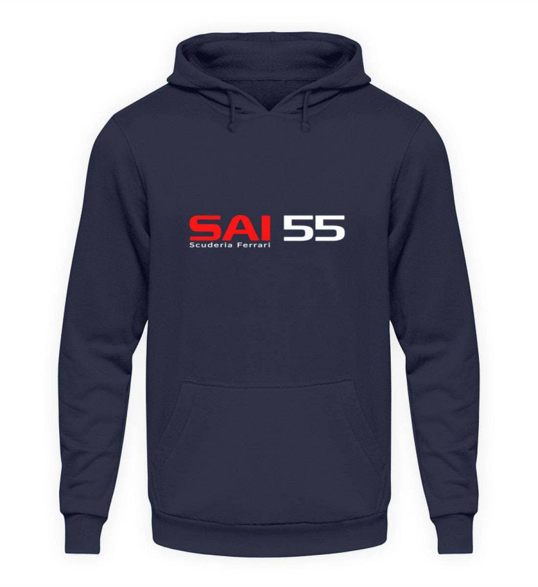 F1 Racing Carlos Sainz 55 - Unisex Hoodie Hoodie Novawear Oxford Navy XS 