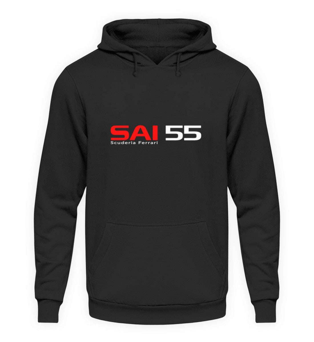 F1 Racing Carlos Sainz 55 - Unisex Hoodie Hoodie Novawear Tief Schwarz XS 