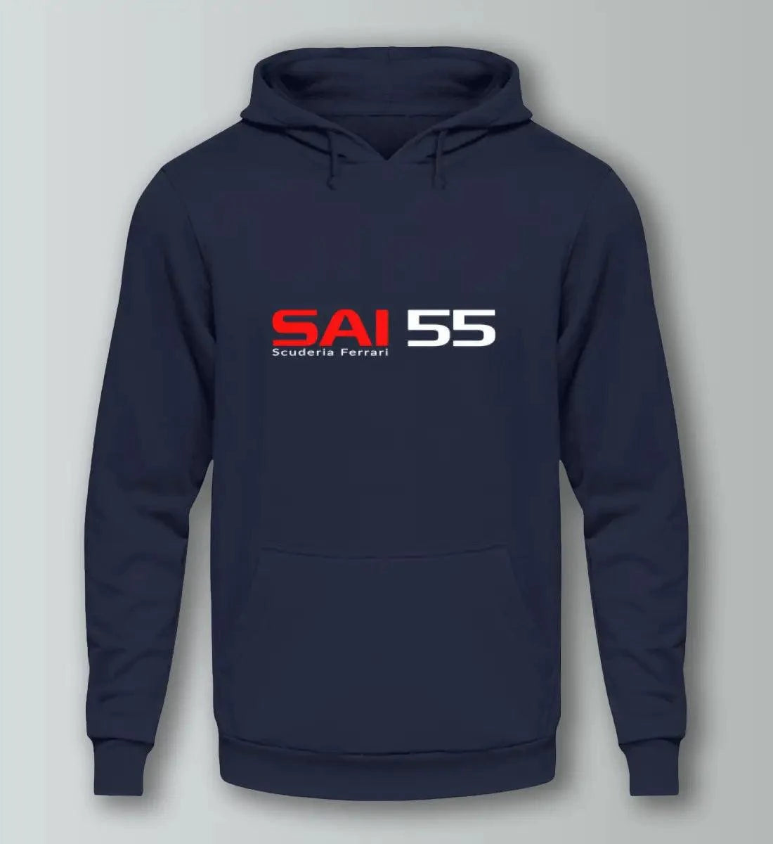 F1 Racing Carlos Sainz 55 - Unisex Hoodie Kapuzenpullover Novawear Oxford Navy XS 