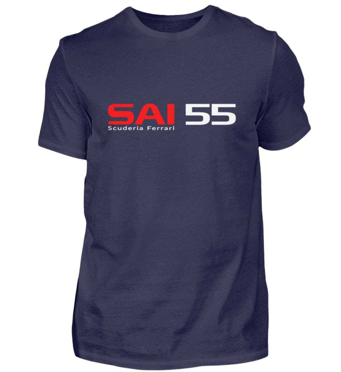 F1 Racing Carlos Sainz 55 - Unisex Shirt T-Shirt Novawear Navy XS 