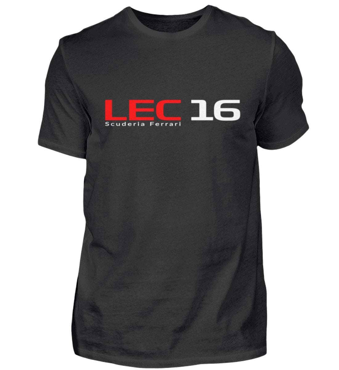 F1 Racing Charles Leclerc 16 - Unisex Shirt T-Shirt Novawear Schwarz XS 