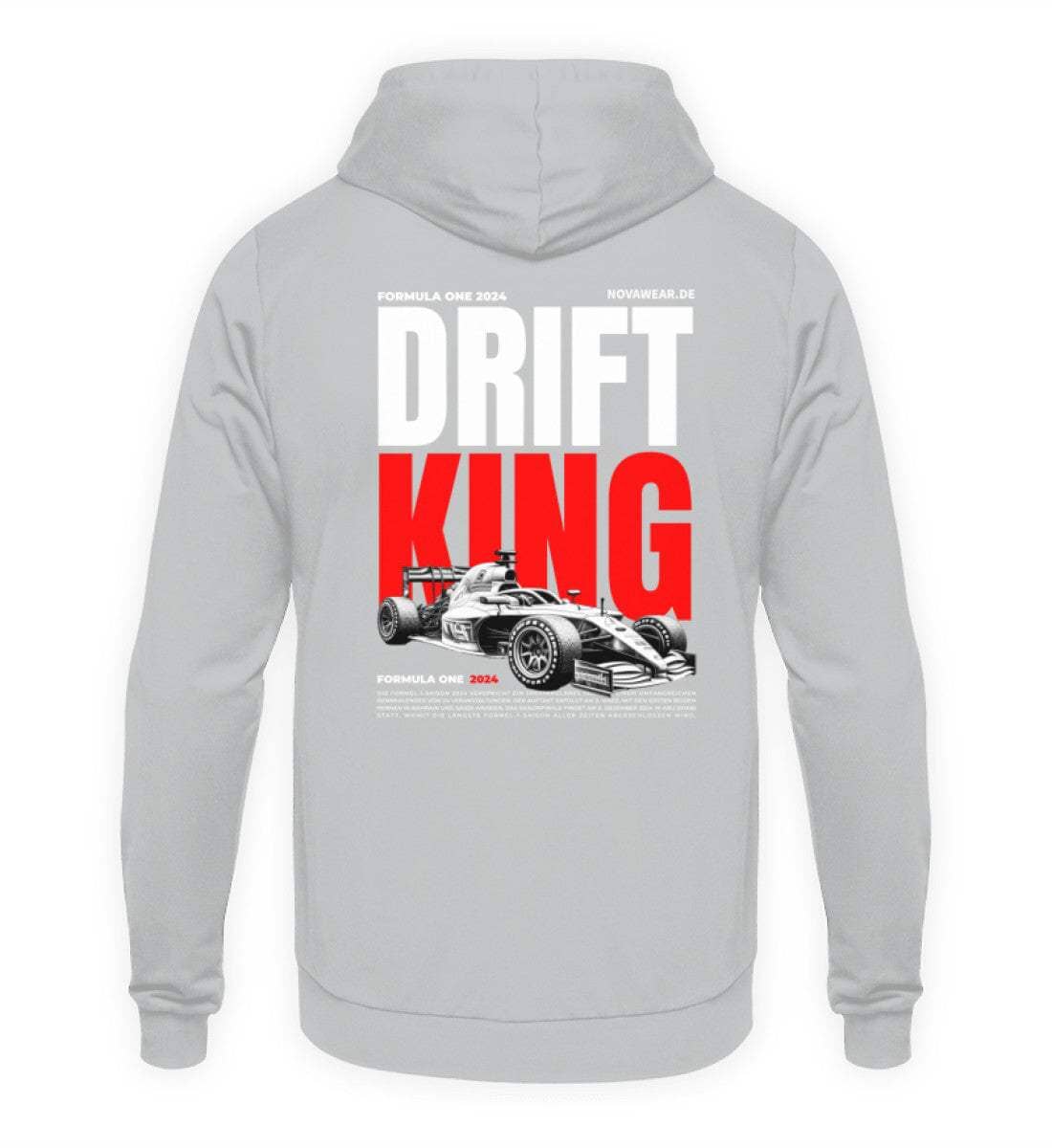 F1 Racing Drift King - Unisex Hoodie Unisex Hoodie Novawear Heather Sport Grey XS 