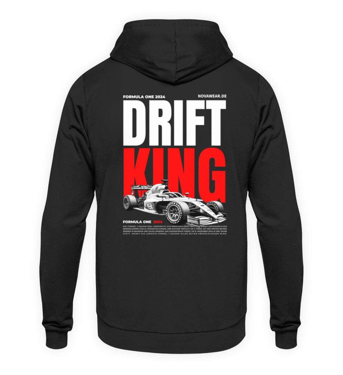 F1 Racing Drift King - Unisex Hoodie Unisex Hoodie Novawear Tief Schwarz XS 