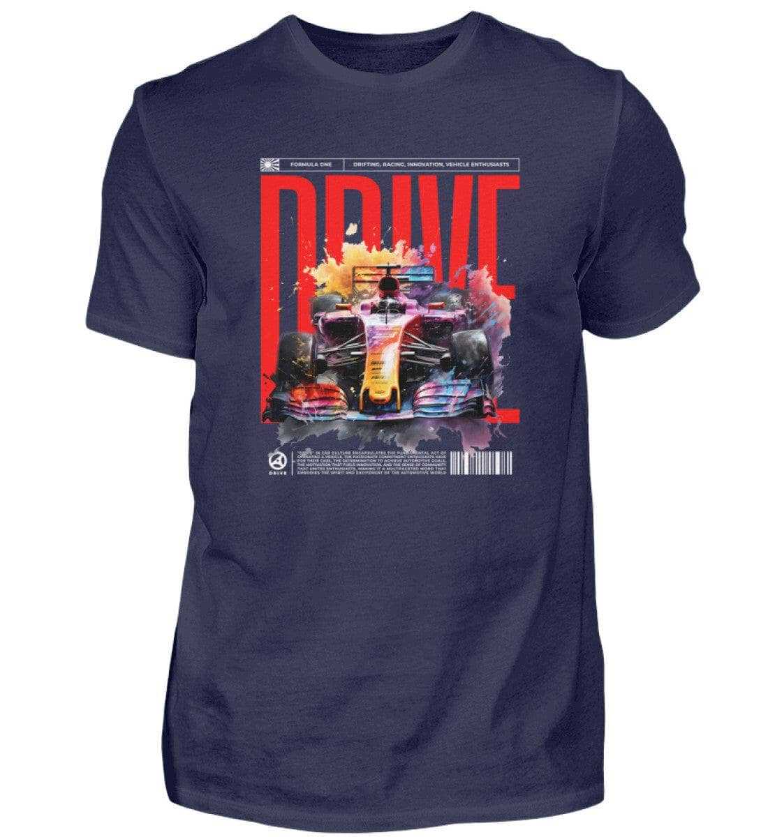 F1 Racing DRIVE - Herren Shirt T-Shirt Novawear Navy XS 