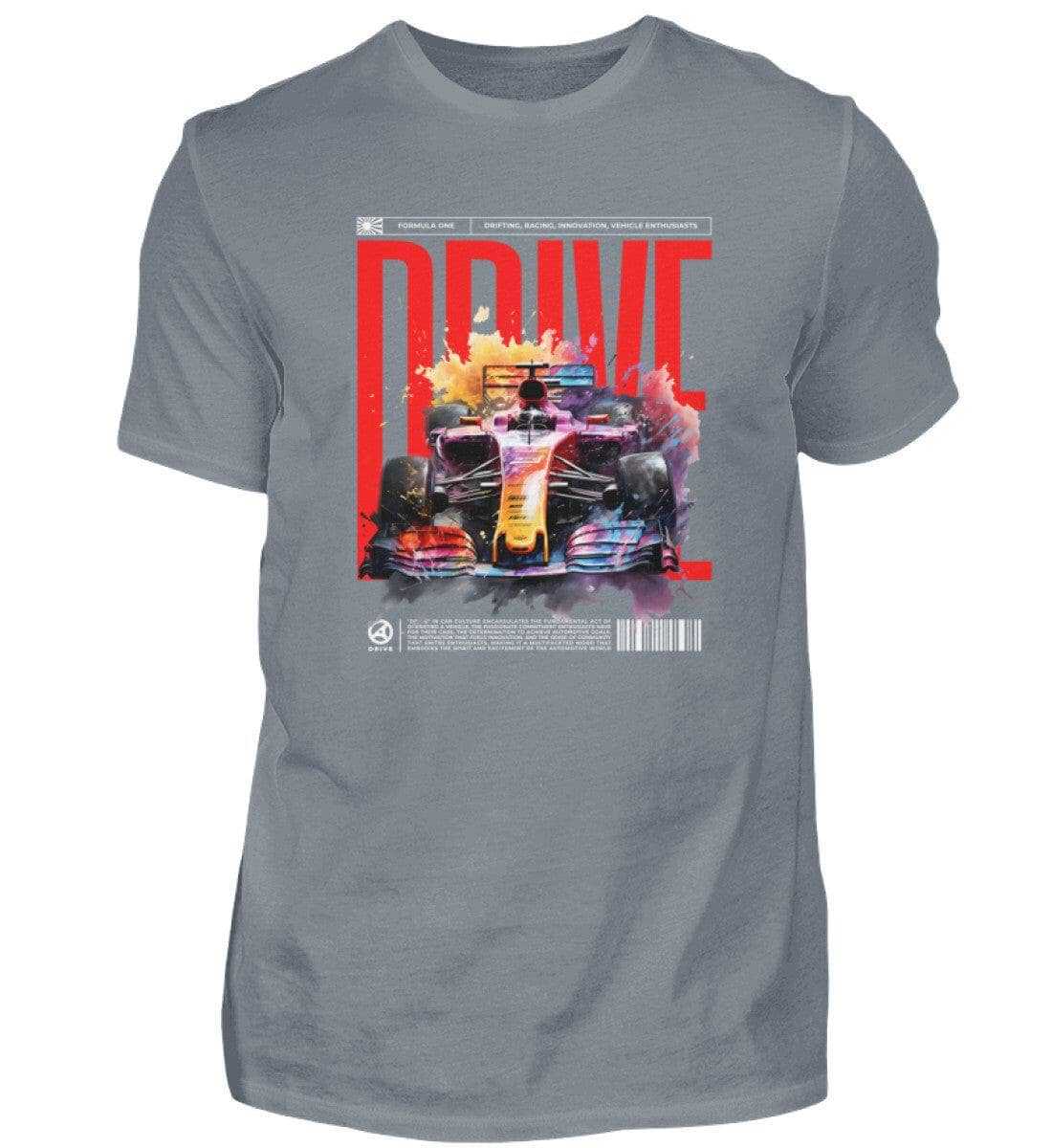 F1 Racing DRIVE - Herren Shirt T-Shirt Novawear Pacific Grey S 