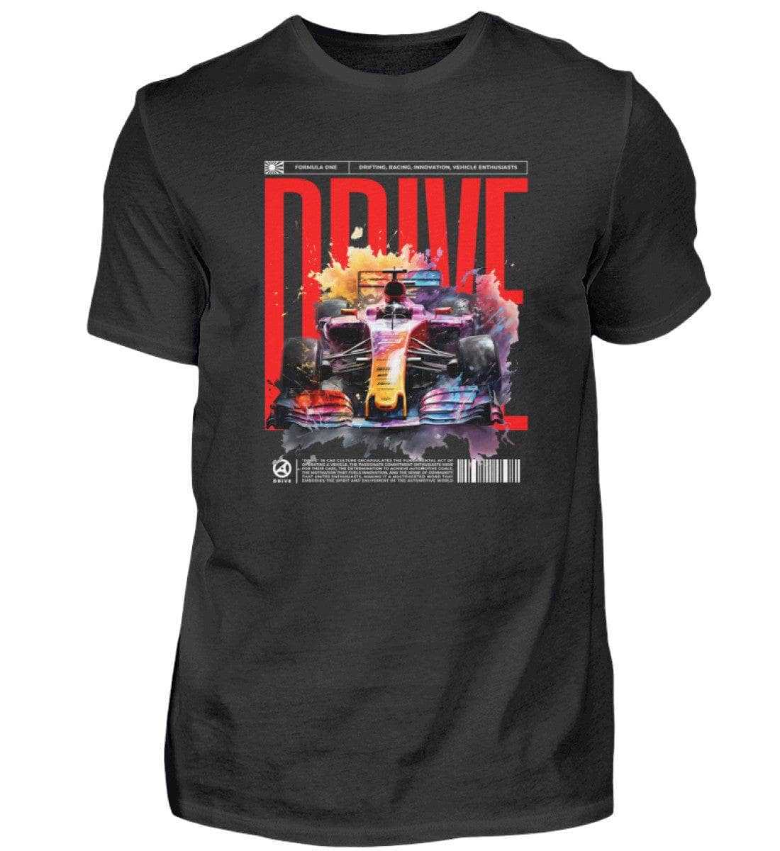 F1 Racing DRIVE - Herren Shirt T-Shirt Novawear Schwarz XS 