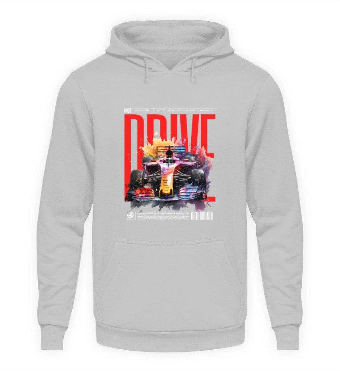 F1 Racing DRIVE - Unisex Hoodie Hoodie Novawear Heather Sport Grey XS 