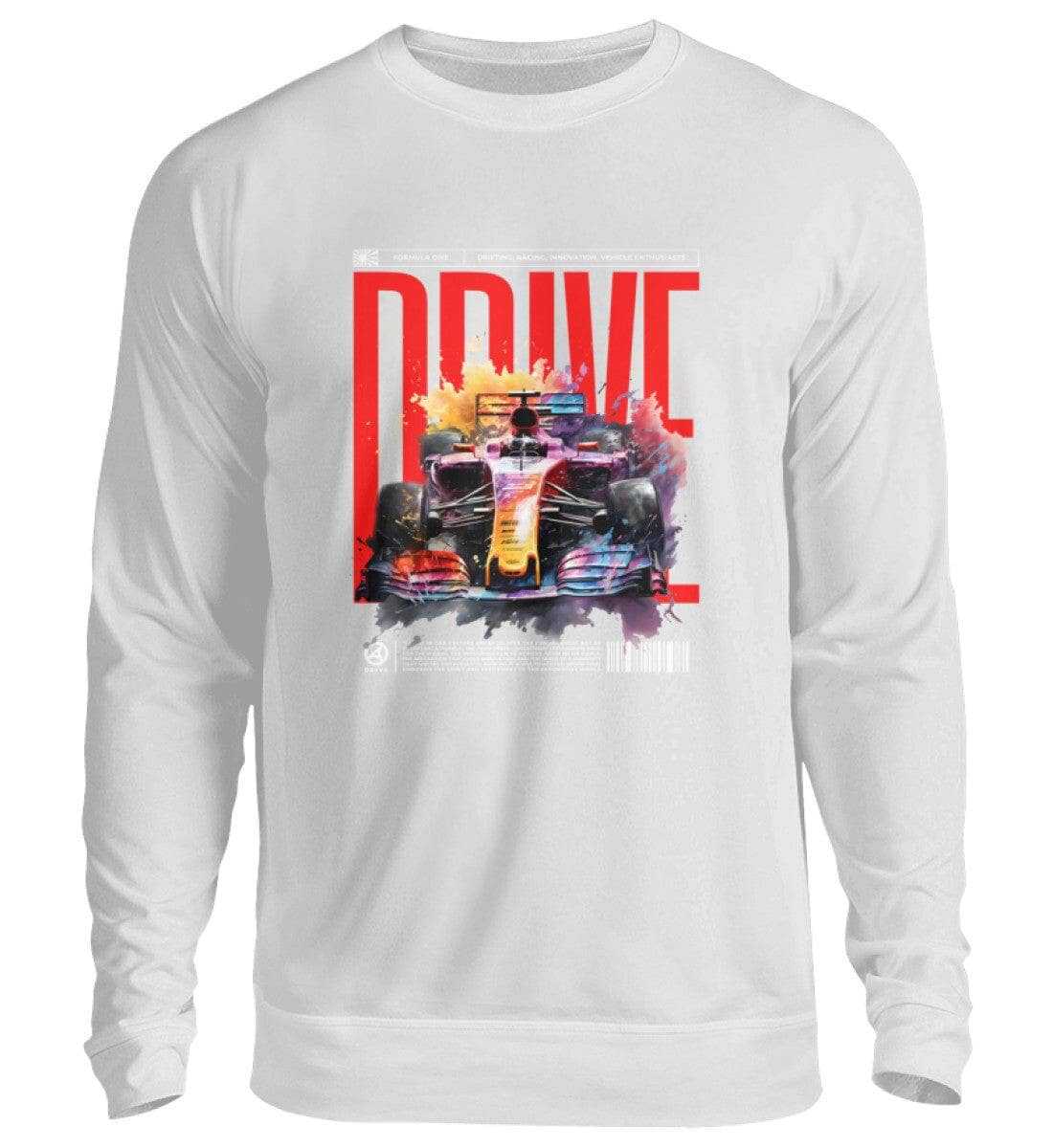 F1 Racing DRIVE - Unisex Pullover Sweatshirt Novawear Heather Grey XS 